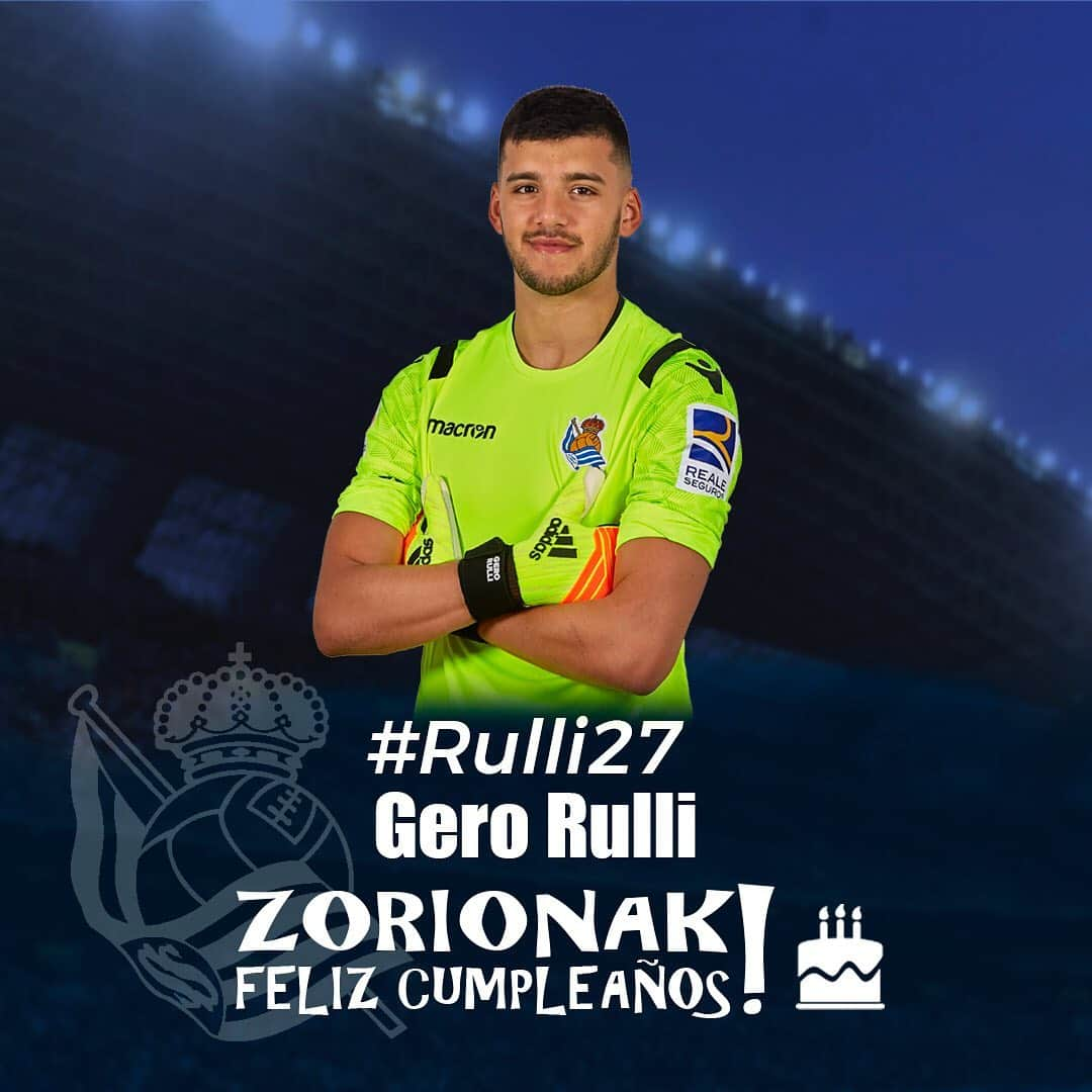 レアル・ソシエダさんのインスタグラム写真 - (レアル・ソシエダInstagram)「Zorionak @gerorulli! 🎉🎉🎉 . #HappyBirthday #RealSociedad #AurreraReala」5月20日 19時44分 - realsociedad