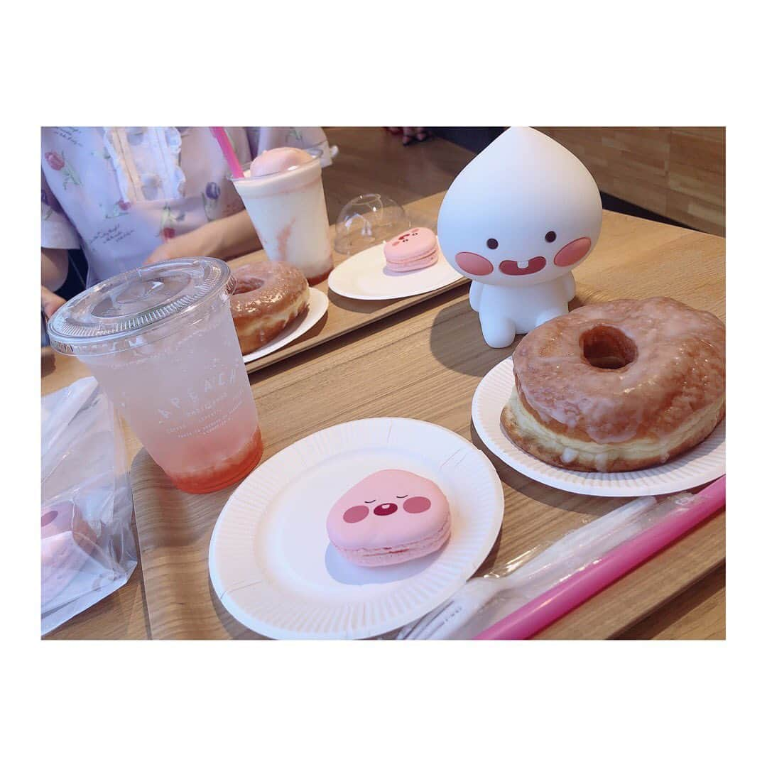 新木さくらさんのインスタグラム写真 - (新木さくらInstagram)「理央那とのデート❤︎ #apeachcafe #カフェ巡り #cafe」5月20日 20時59分 - araki_sakura14