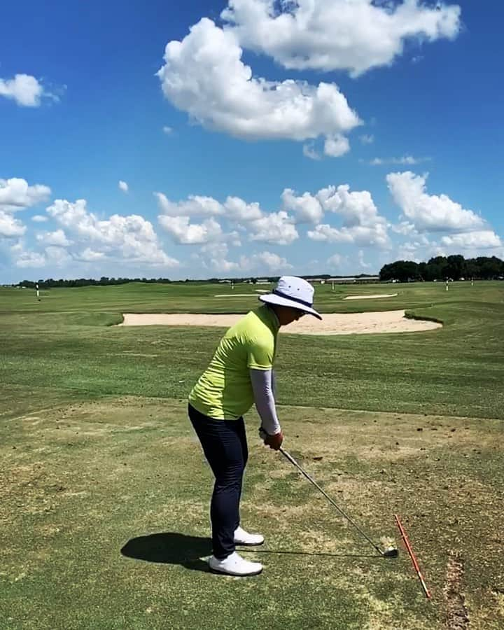 エイミー・ヤンのインスタグラム：「Back to work. Had a great session with Sean today! 4 more days of train  and back on the road again.💪 #golf #lpga #dlga #seanhogan #4i #스윙교정중 #아마평생교정중일듯 #그게골프죠」