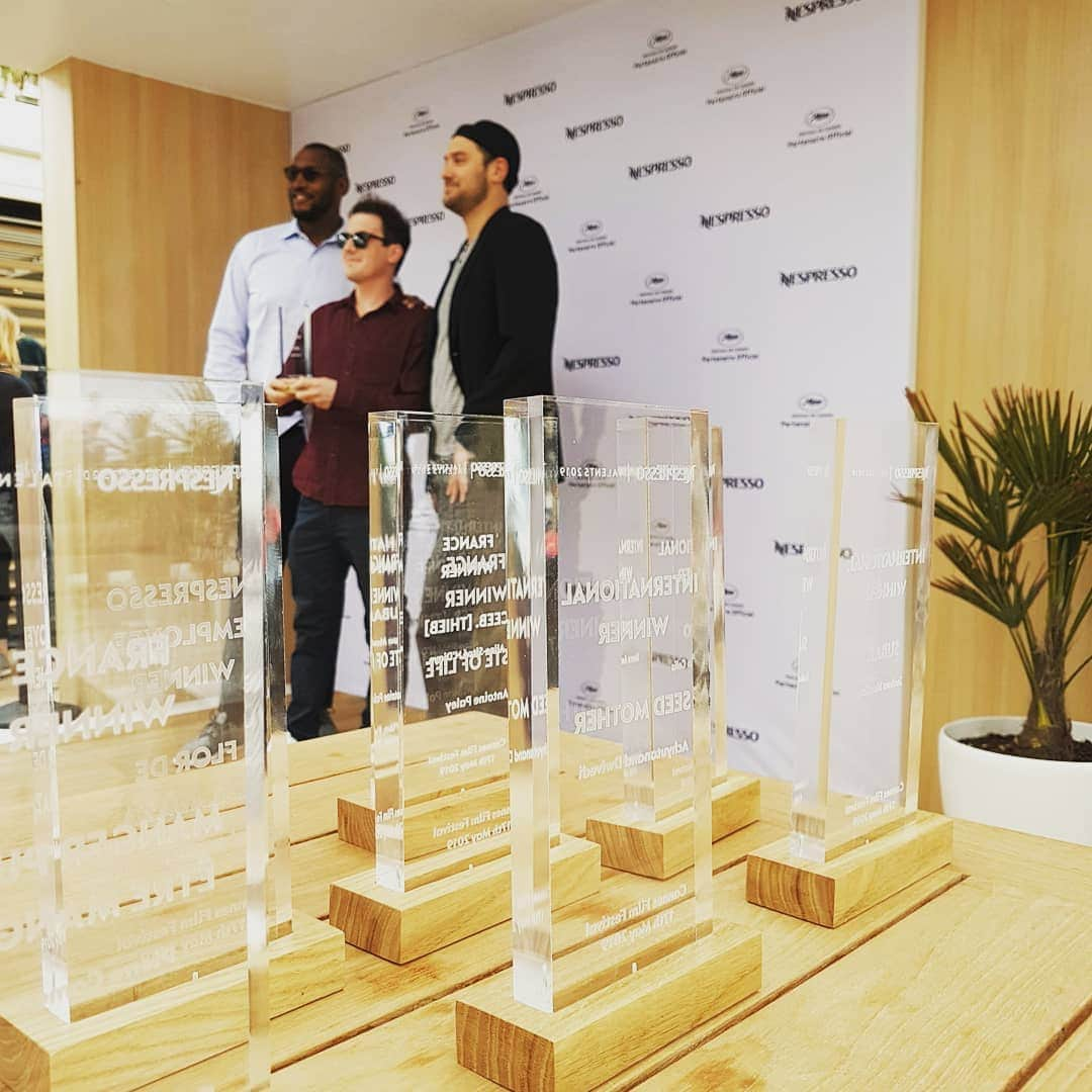 Nespressoさんのインスタグラム写真 - (NespressoInstagram)「They won the Nespresso Talents contest in 2019 and they celebrated it at Cannes Film Festival. Congratulations to the winners and a huge thank you to our international jury.  Discover the winning videos on www.nespresso.com/talents」5月21日 0時55分 - nespresso