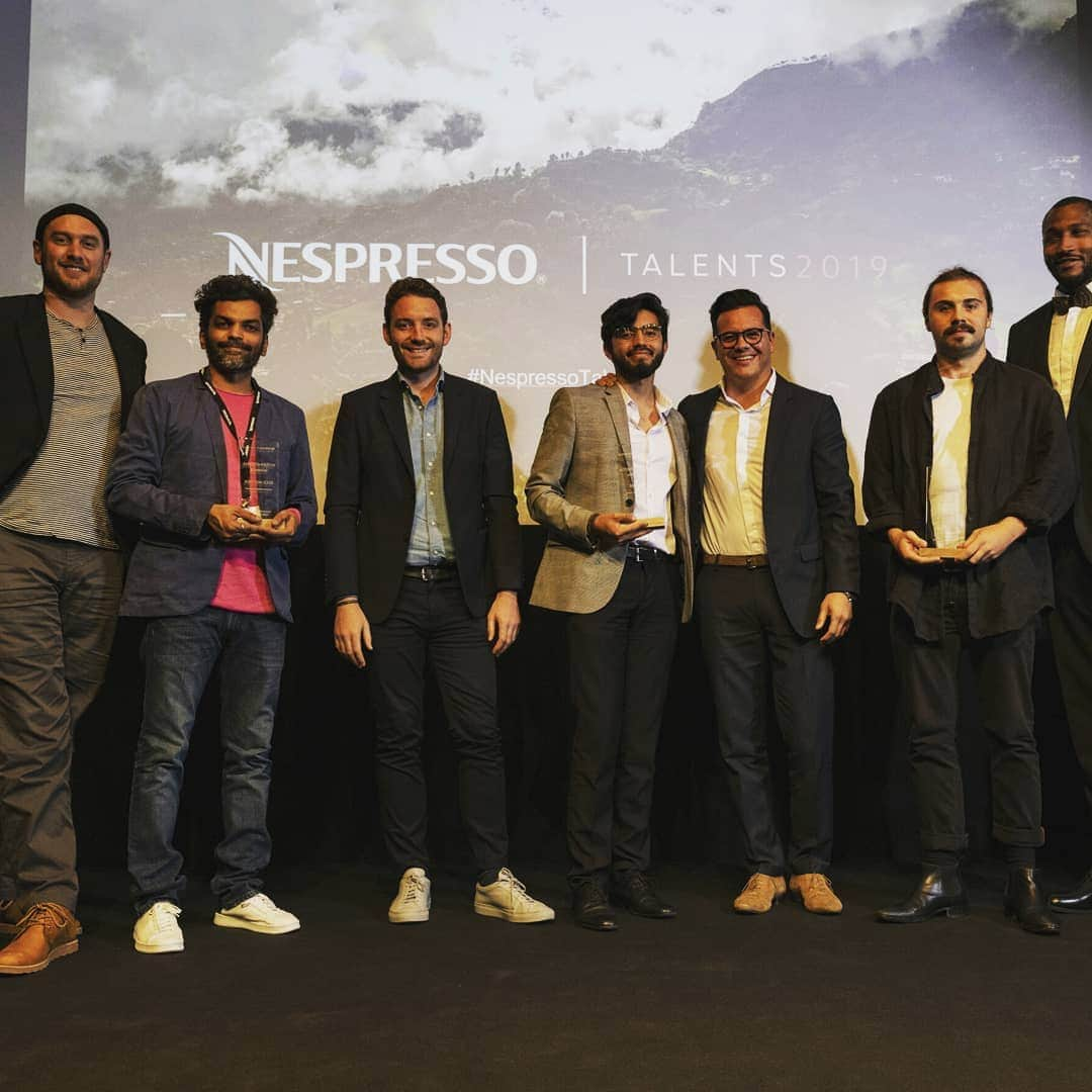 Nespressoさんのインスタグラム写真 - (NespressoInstagram)「They won the Nespresso Talents contest in 2019 and they celebrated it at Cannes Film Festival. Congratulations to the winners and a huge thank you to our international jury.  Discover the winning videos on www.nespresso.com/talents」5月21日 0時55分 - nespresso