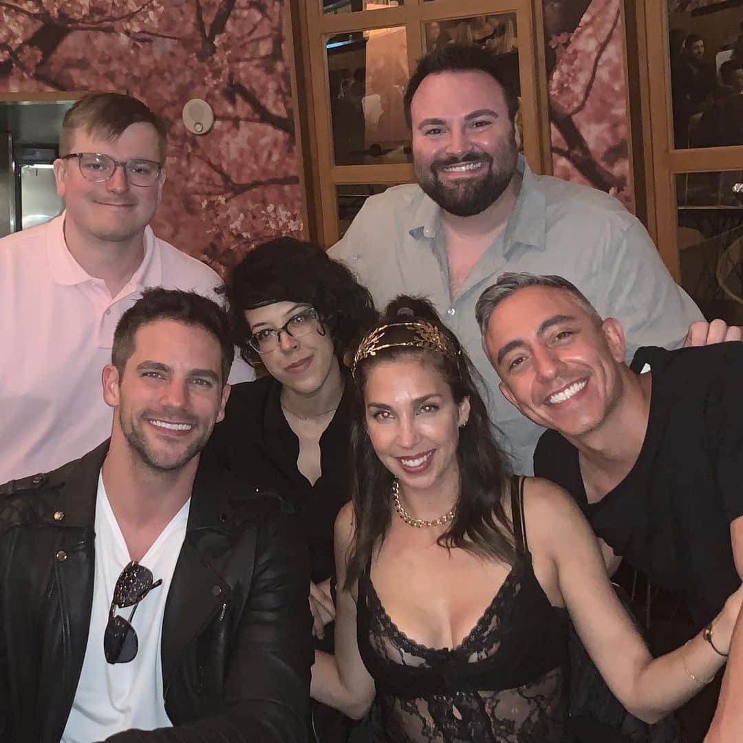 のインスタグラム：「Okay last bachelor party pic for a second I promise but this was from our last dinner at @kumilasvegas and it was incredible. We met this awesome server and found out her IG name is ShaniaTwain420 so basically now we’re all best friends the end @vegas #WHHSH」