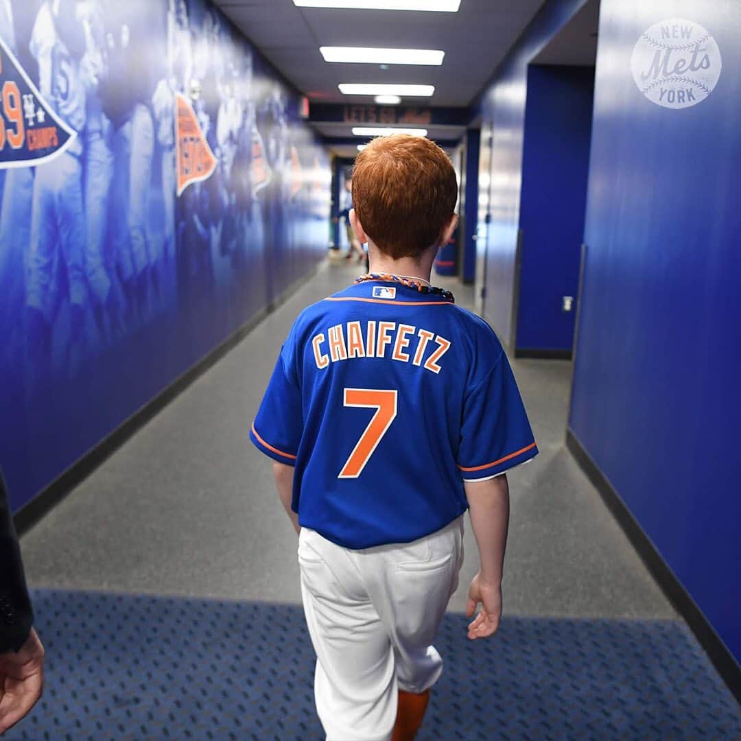 ニューヨーク・メッツさんのインスタグラム写真 - (ニューヨーク・メッツInstagram)「Sammy Chaifetz was diagnosed with Ulcerative Colitis at the age of 4, and his dream was to meet the #Mets. In conjunction with @makeawishmetrony, we were able to make that dream a reality.」5月21日 1時33分 - mets