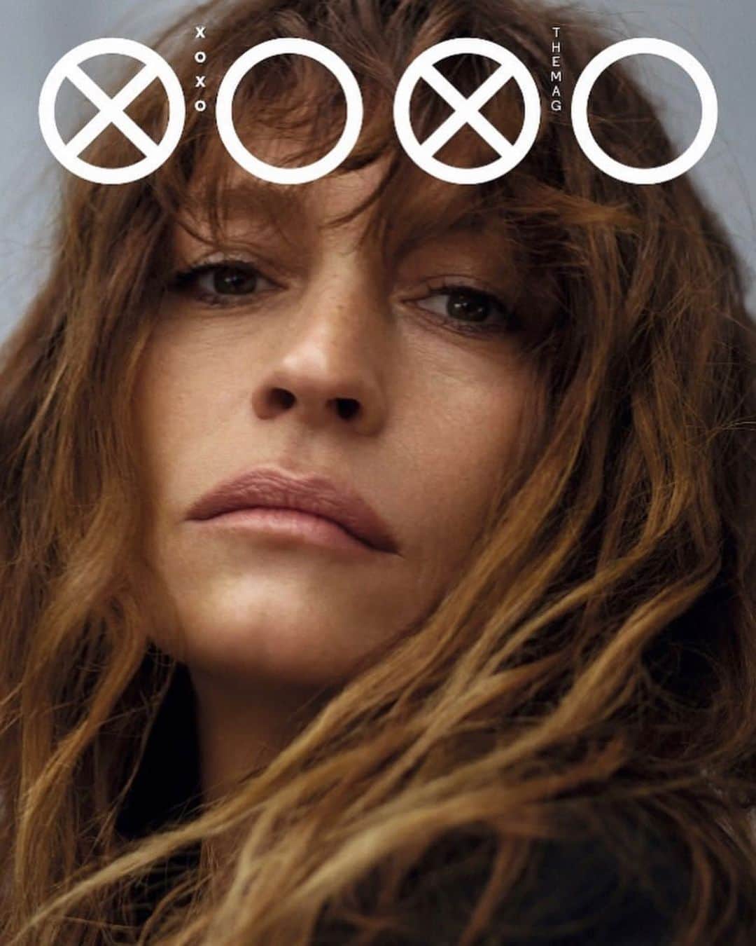 カロリーヌ・ド・メグレのインスタグラム：「New cover @xoxothemag Spring/Summer 2019 issue by @nicobustos Styled by Francesca Parise Makeup @ididthemakeup Hair @rudymarmet Merci @saifoo7 @safemgmt」
