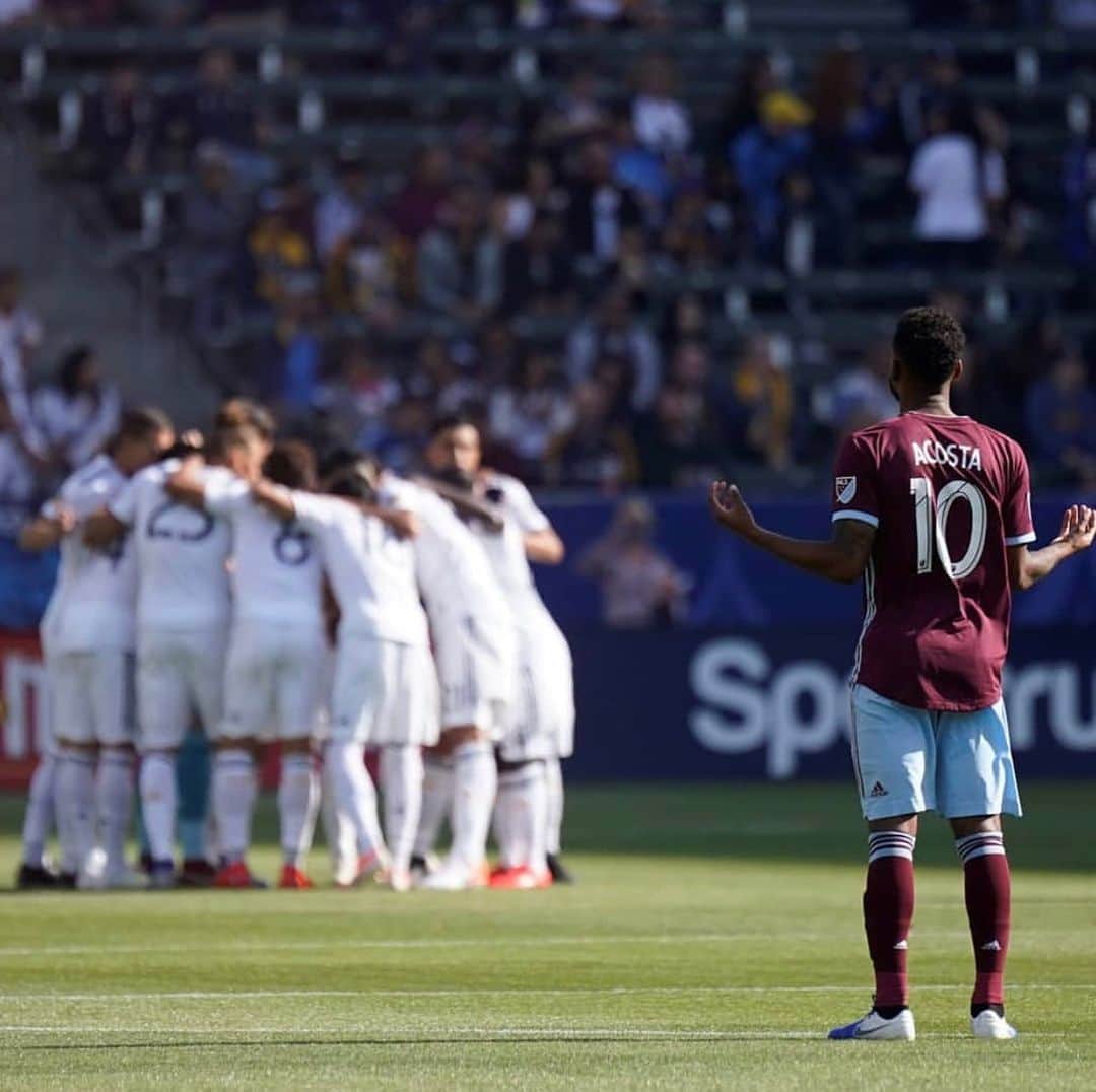 ケリーン・アコスタのインスタグラム：「God is good.  3 points and more to come.  #rapids96 #elevate #MLS」