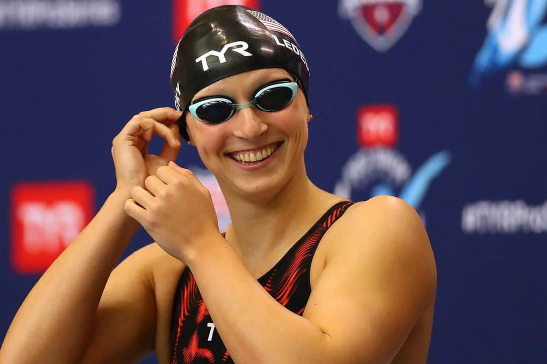 ケイティ・レデッキーさんのインスタグラム写真 - (ケイティ・レデッキーInstagram)「That was a 😁👍🏼 #TYRProSeries stop in Bloomington! Just about✌🏼months until 🌎 Champs now! (📸: @gettyimages)」5月21日 2時30分 - katieledecky