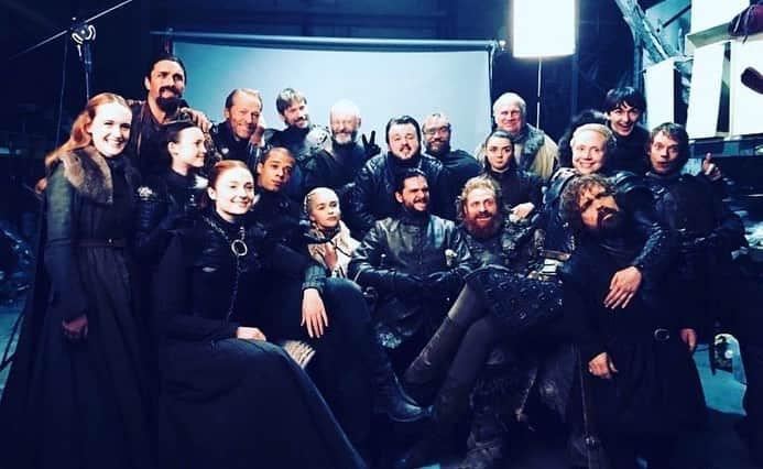 ピーター・ディンクレイジのインスタグラム：「Game of Thrones Family ❤️」