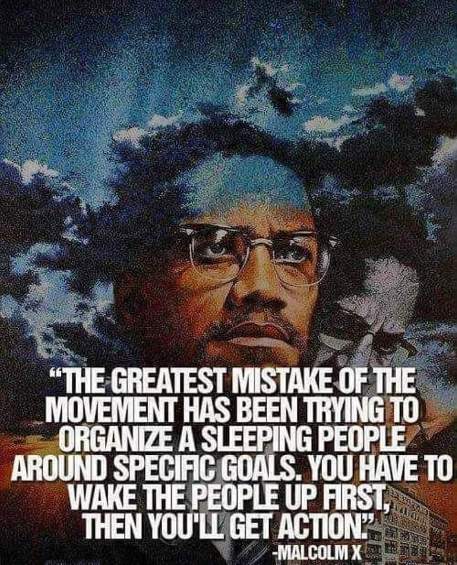 マット・マクゴリーさんのインスタグラム写真 - (マット・マクゴリーInstagram)「Yesterday was Malcolm X’s birthday. 🙏🏼 # To fight for freedom, we must always be seeking to learn and apply new information about who we are, how we came to be this way and the outside cultural, institutional, and social forces that impacted us. We are all in various levels of sleep, the antidote to which must be an INTENTIONAL learning/unlearning and self-reflection coupled with ACTION. (Image repost from @workingclassteacher )」5月21日 5時32分 - mattmcgorry