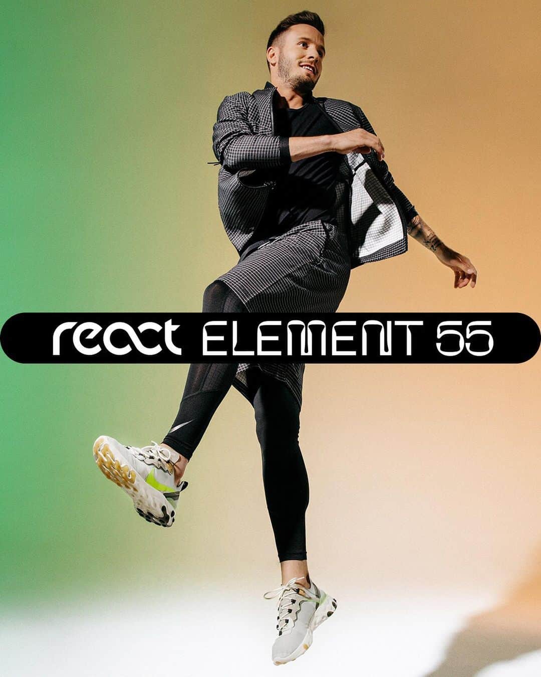 サウル・ニゲスさんのインスタグラム写真 - (サウル・ニゲスInstagram)「¡REACCIONAR! #𝐑𝐞𝐚𝐜𝐭 Element 55  Os presento el nuevo lanzamiento y lo último de @nike que está disponible en el @elcorteingles  #ExpectTheUnexpected #Nike」5月21日 5時54分 - saulniguez