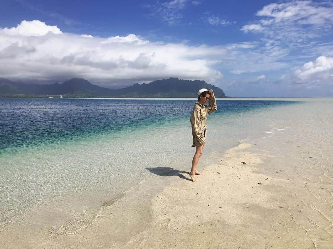 大石参月さんのインスタグラム写真 - (大石参月Instagram)「サンドバー絶好調でした🏝 サンドバーに行くなら 絶対その日の干潮の時間を調べていくのがおススメです🤙  #サンドバー #天国の海 #キャプテンブルース #海ガメさんいっぱい🐢 #大石参月」5月21日 17時11分 - ohishi_mitsuki