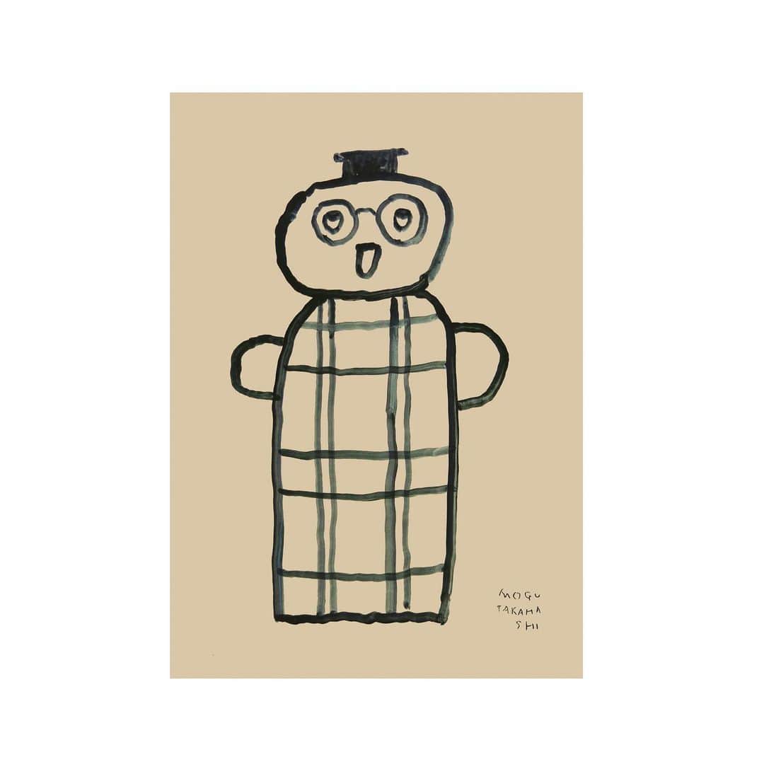 Mogu Takahashiさんのインスタグラム写真 - (Mogu TakahashiInstagram)「Owl KOKESHI 219x297mm Gouache on paper / 2019 Sold —————————————— #mogutakahashi #alittlehatonyou」5月21日 9時23分 - mogutakahashi