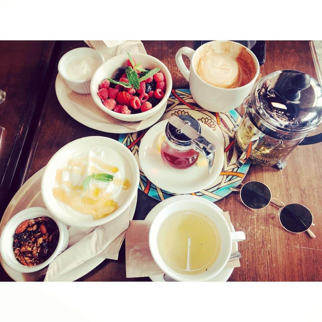 紗栄子さんのインスタグラム写真 - (紗栄子Instagram)「もりもり食べます👍🏻🍳☕️✨ よく食べるよねって友達にもよく言われます。」5月21日 11時14分 - saekoofficial