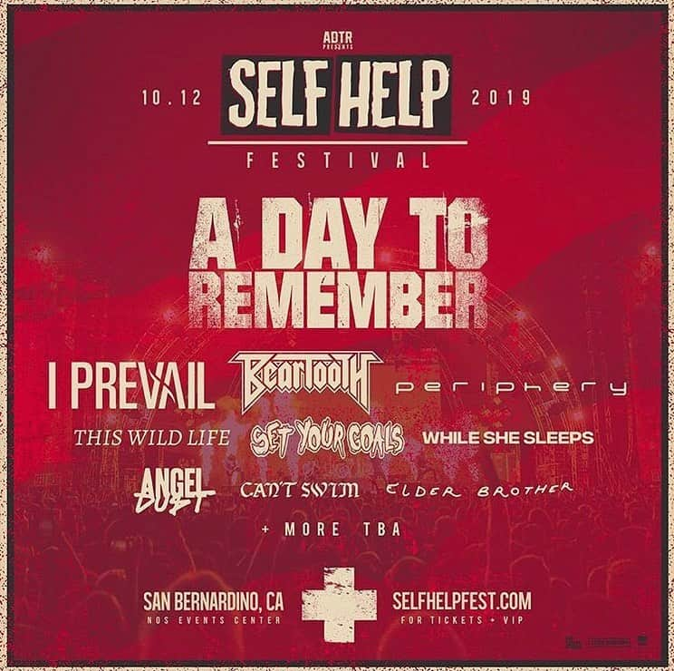 Alternative Pressさんのインスタグラム写真 - (Alternative PressInstagram)「These @selfhelpfest lineups are amazing @adtr 🤘⠀⠀ LINK IN BIO⠀⠀ .⠀⠀ .⠀⠀ .⠀⠀ #altpress #ap #alternativepress #iamap #selfhelp #selfhelpfest #selfhelpfest #adaytoremember #adtr #fallinginreverse #fever333 #wagewar #whitechapel #thiswildlife #theacaciastrain #iprevail #beartooth #periphery #thiswildlife #setyourgoals #whileshesleeps #angeldust #cantswim #elderbrother」5月21日 11時21分 - altpress