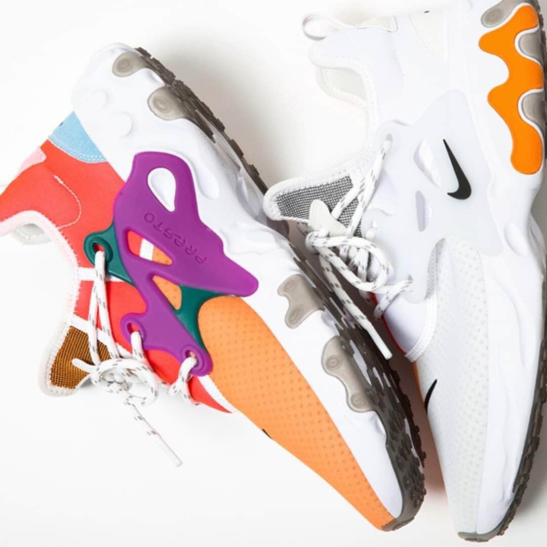 HYPEBEASTさんのインスタグラム写真 - (HYPEBEASTInstagram)「@hypebeastkicks: @beams_official and @nike have unveiled official imagery for their collaborative React Presto “Dharma” and the accompanying capsule. Taking cues from Buddhism, the special colorway has been inspired by the bright hues of daruma dolls. Look for the collection to hit BEAMS’ site and stores on May 25. Photo: BEAMS」5月21日 11時29分 - hypebeast