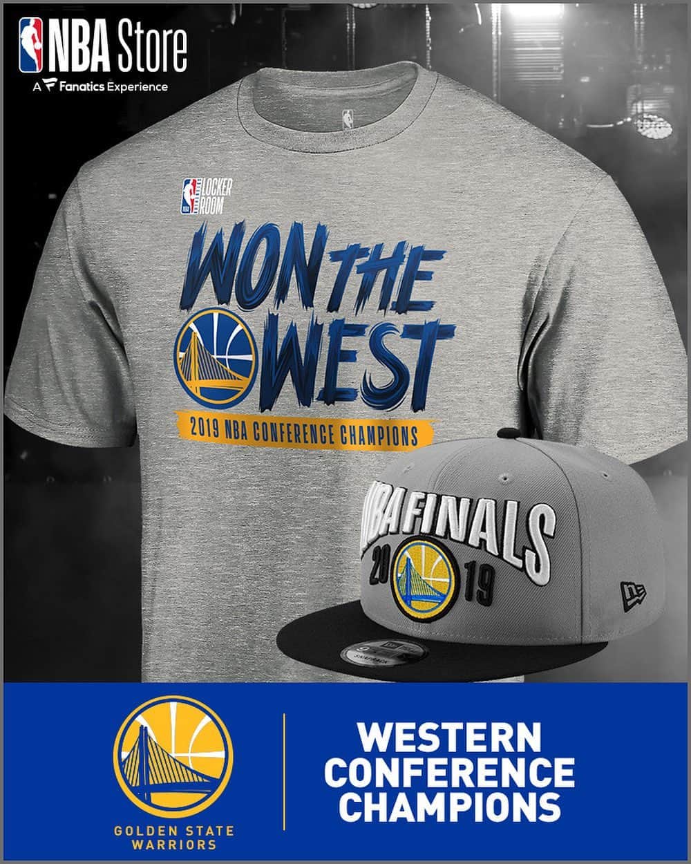 NBAさんのインスタグラム写真 - (NBAInstagram)「TAP to SHOP the @warriors Western Conference Champions gear from @nbastore!」5月21日 13時48分 - nba