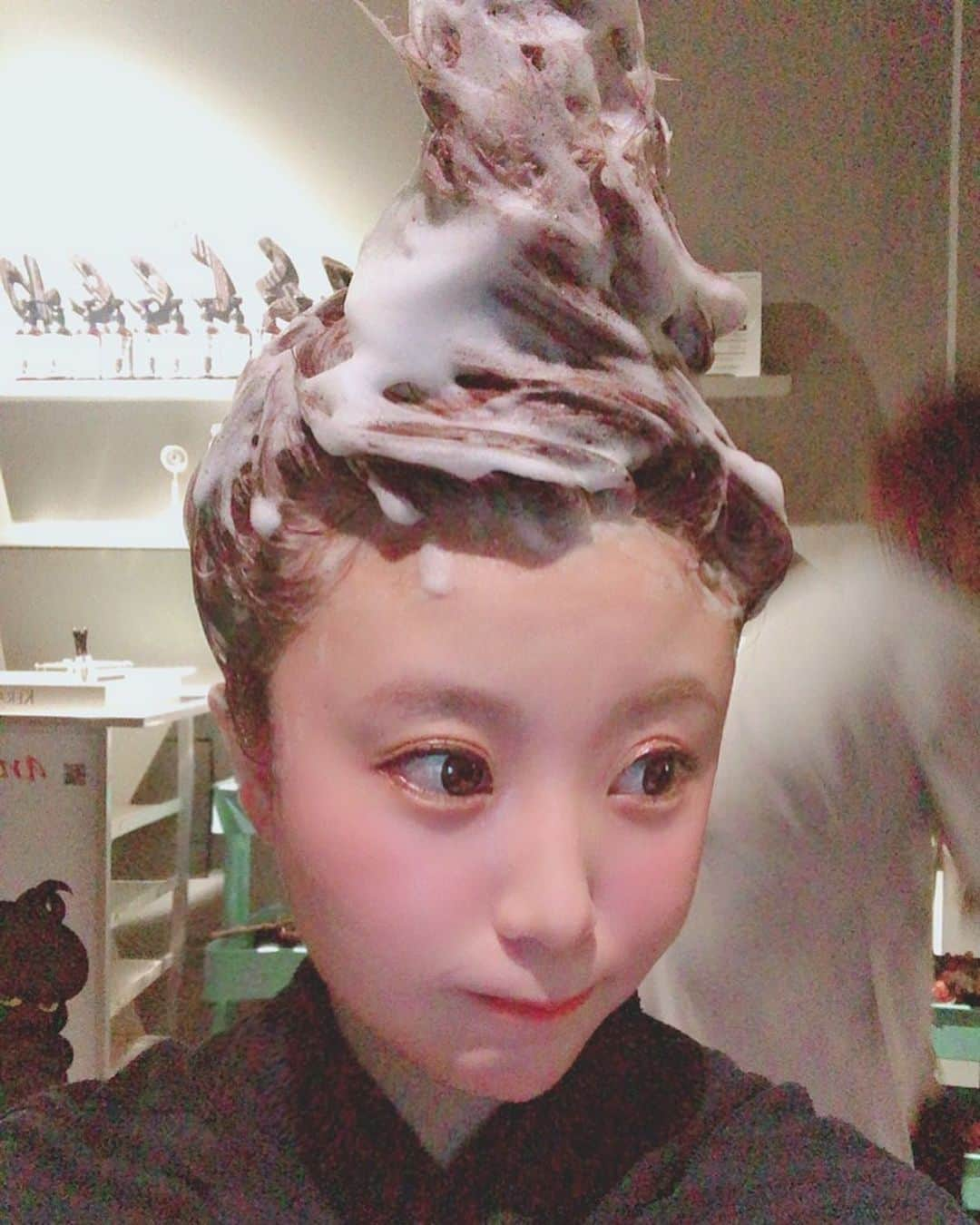 星野めいさんのインスタグラム写真 - (星野めいInstagram)「初めての #台湾シャンプー 🥰 . ソフトクリームとバナナ乗せてくれた🍦 かわいい♡ . . #台湾旅行 #台湾女子旅 #tabijyo #タビジョ  #taiwan #グラビアアイドル」5月21日 14時43分 - pometaaan