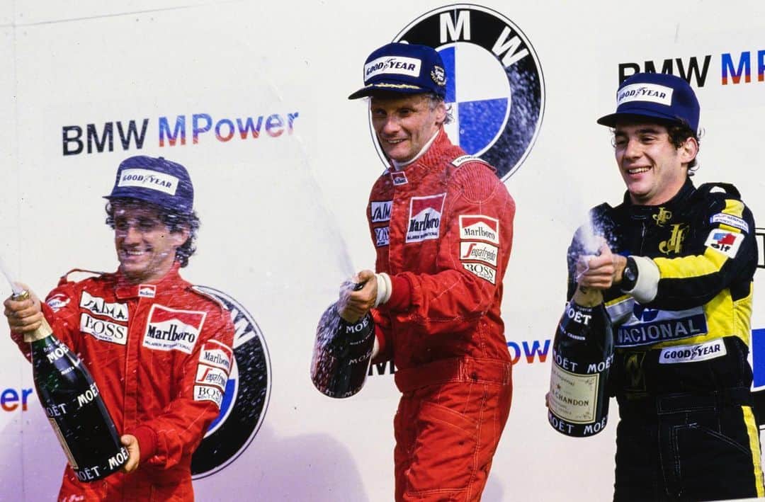 F1さんのインスタグラム写真 - (F1Instagram)「10 world titles, 1 podium . Niki Lauda’s last win was an iconic one, sharing the podium with fellow F1 greats Alain Prost & Ayrton Senna at the 1985 Dutch Grand Prix - the last time F1 raced at Zandvoort . #Formula1 #F1」5月22日 1時43分 - f1