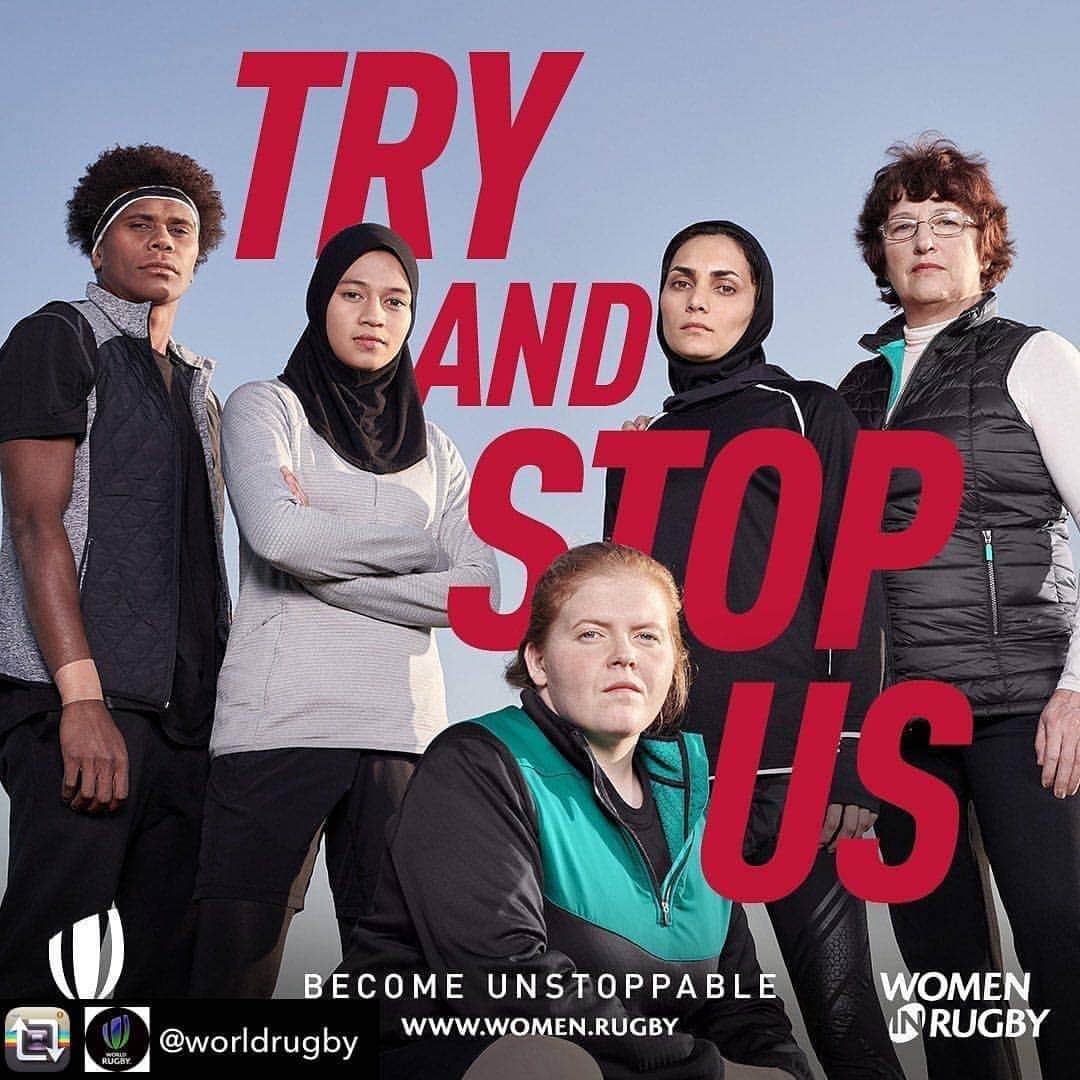 サム・ミルビーさんのインスタグラム写真 - (サム・ミルビーInstagram)「Supporting my sister who is indeed Unstoppable 💪🏽#ProudBrother “The world recognises that Women’s rugby is here to stay” - @adamilby #WomenInRugby #TryAndStopUs Reposted from @worldrugby」5月22日 1時46分 - samuelmilby