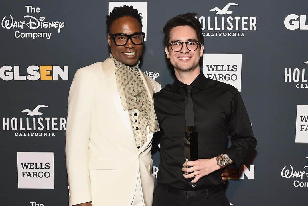 Panic! At The Discoさんのインスタグラム写真 - (Panic! At The DiscoInstagram)「Honored to accept the Inspiration Award while being surrounded by so many beautiful souls last night at the @GLSEN Respect Awards ❤️ YOU are all my inspiration.」5月22日 2時07分 - panicatthedisco