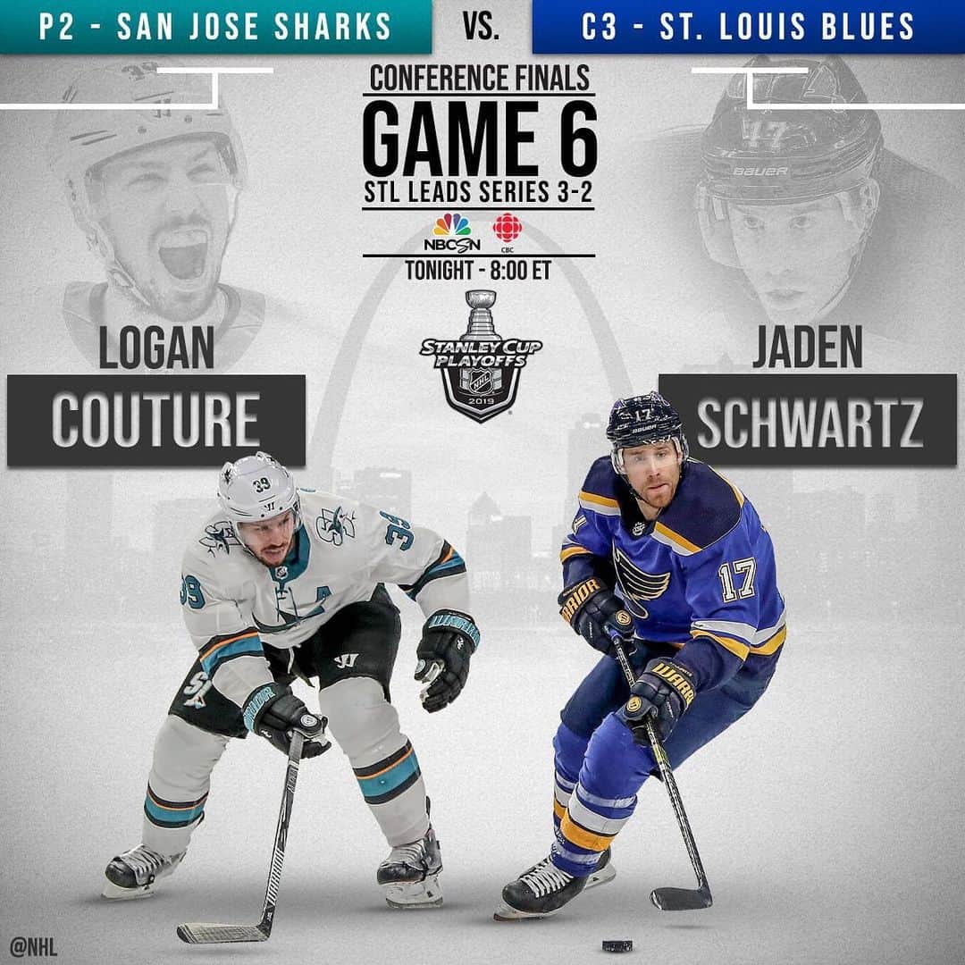 NHLさんのインスタグラム写真 - (NHLInstagram)「It's win and advance for the @stlouisblues! Will they punch their ticket to the #StanleyCup Final tonight?  Game 6 at 8:00 ET on @nhlonnbcsports and @cbc」5月22日 2時55分 - nhl