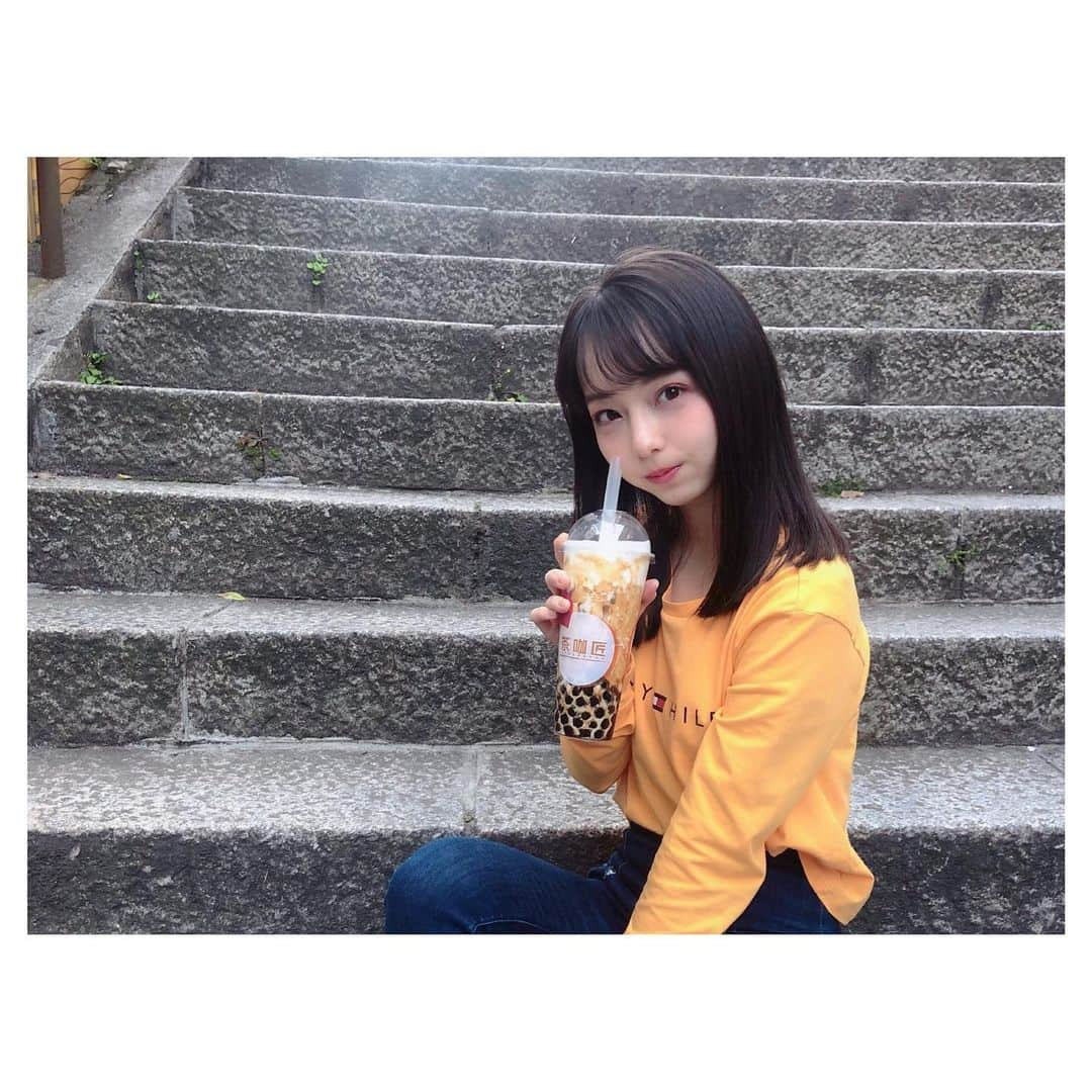 西田ひらりさんのインスタグラム写真 - (西田ひらりInstagram)「この前初めて茶咖匠行ったよ❤︎ ・ ・ ・ #西田ひらり #タピオカ #黒糖 #茶咖匠 #チャカショウ #ひらりのタピオカ日記 #高校生 #ファッション #tapioca #boba #jk #fashion #instagood #photooftheday」5月21日 19時53分 - hirari_nishida