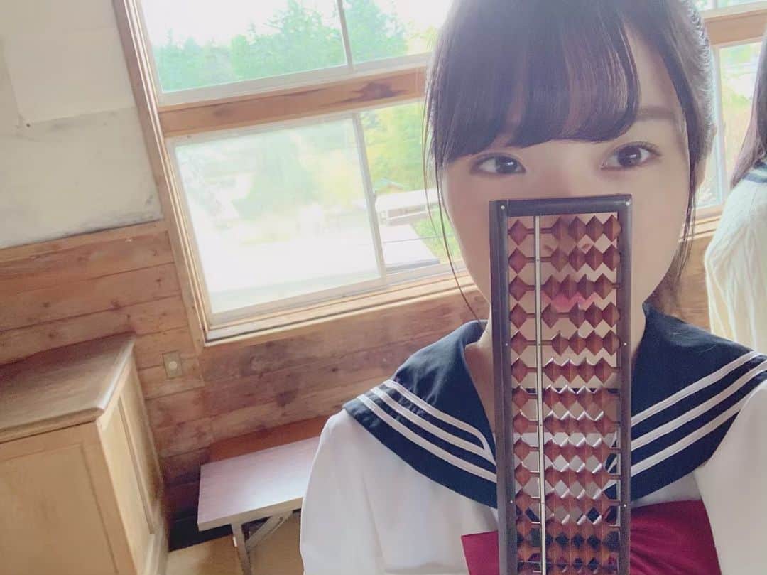大塚七海さんのインスタグラム写真 - (大塚七海Instagram)「ㅤㅤㅤㅤㅤㅤㅤㅤㅤㅤㅤㅤㅤ いないいな〜い、ばあ☺︎ ㅤㅤㅤㅤㅤㅤㅤㅤㅤㅤㅤㅤㅤ #そろばん #隠れてない #セーラー服」5月21日 20時52分 - otsuka773_ngt48