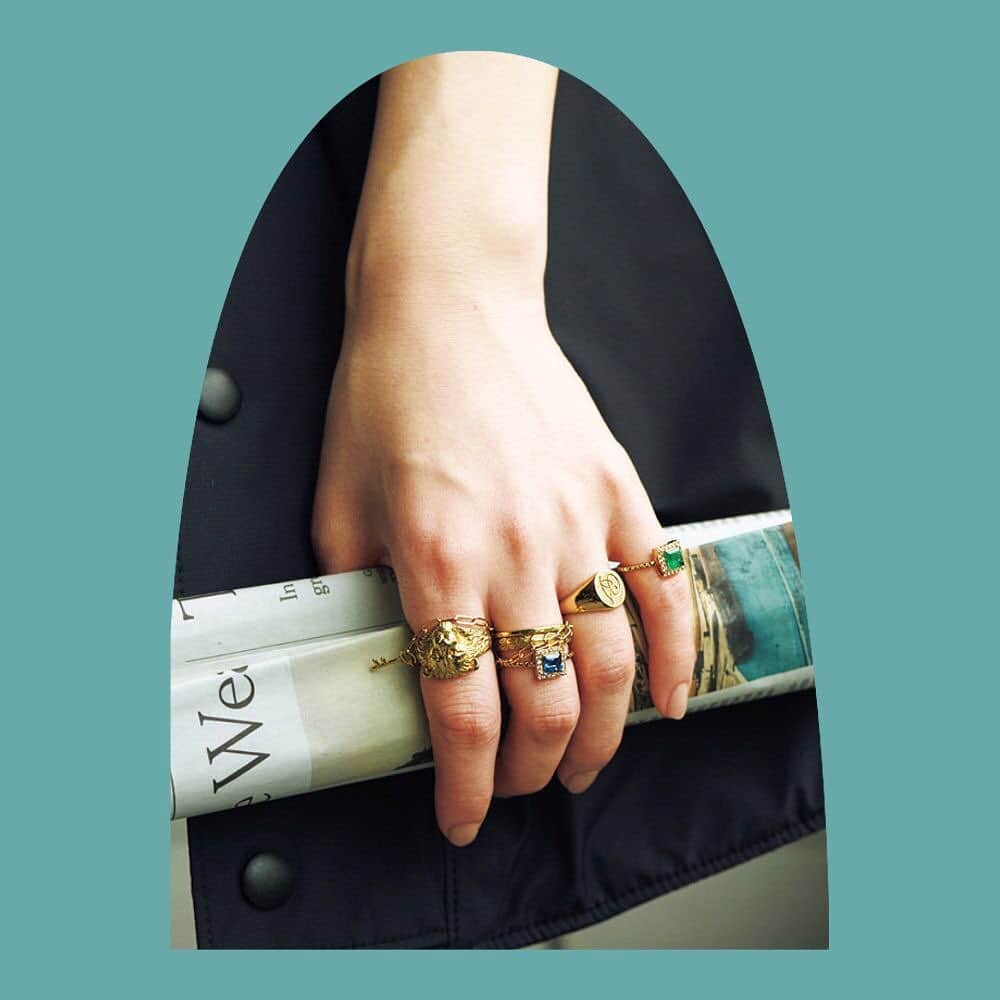 ginza magazineさんのインスタグラム写真 - (ginza magazineInstagram)「とにかくキュートなリングをたくさんつけたい！⠀ @gigi.jewelry⠀ ⠀ #accessory #ring #gigijewelry #ジジ #指輪 #アクセサリー #重ね付け #リング」5月21日 21時04分 - ginzamagazine