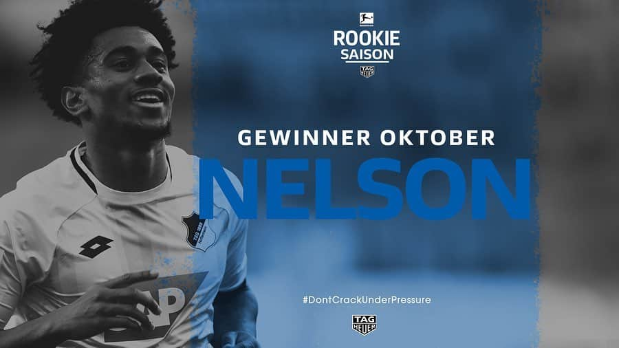 TSG1899ホッフェンハイムさんのインスタグラム写真 - (TSG1899ホッフェンハイムInstagram)「⚡️⚽️ #BLRookie 2018/19 ⚽️⚡️ @reissnelson: Im Eiltempo hallte sein Name durch die @bundesliga_en. Der englische Youngster wusste die Bühne zu nutzen und ist deshalb einer der Nominierten für den „Bundesliga Rookie Award“❗️ ————————————— Stimmt ab 👉🏼💻 rookie-award.com/de」5月21日 21時08分 - tsghoffenheim