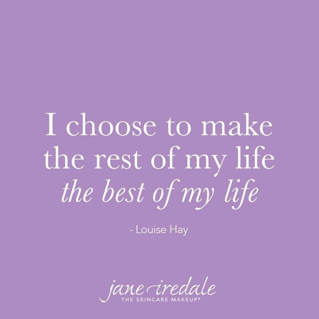 ジェーン・アイルデールさんのインスタグラム写真 - (ジェーン・アイルデールInstagram)「I choose to make the rest of my life the best of my life. 私はこれからの人生を人生最良のときにする.  by ルイーズ・ヘイ. . 素敵な名言♡ポジティブな女子は魅力的です😍. . . @janeiredale @mri.beauty #makeup #beauty #skincaremakeup #ジェーンアイルデール #janeiredale #メイクアップ #スキンケアメイクアップ #ミネラルメイクアップ #ミネラルファンデーション #ミネラルファンデ #ナチュラルコスメ #オーガニックコスメ #メイク #肌に優しい #敏感肌でも安心 #ヴィーガンコスメ #自然派コスメ #素肌メイク #メイクテク #石けんオフメイク #コスメ好き #メイク好き #メイク好きさんと繋がりたい #美容好きさんと繋がりたい #コスメ好きさんと繋がりたい」5月21日 21時14分 - janeiredale_japan