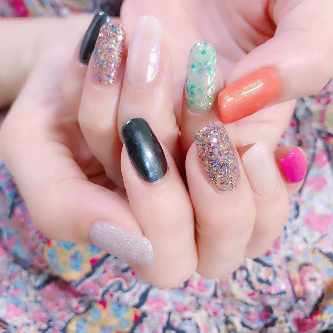 なかやまちえこさんのインスタグラム写真 - (なかやまちえこInstagram)「質感mix✨ #nail #nails #nailart #ネイル #美甲 #ネイルアート  #clou #nagel #ongle #ongles #unghia #japanesenailart #manucure #네일 #젤네일 #네일아트 #네일리스트 #japanesenails #manicurist #gelnails #質感 #質感mix #質感mixネイル #mixネイル #中村 さん」5月21日 21時18分 - chiekonakayama