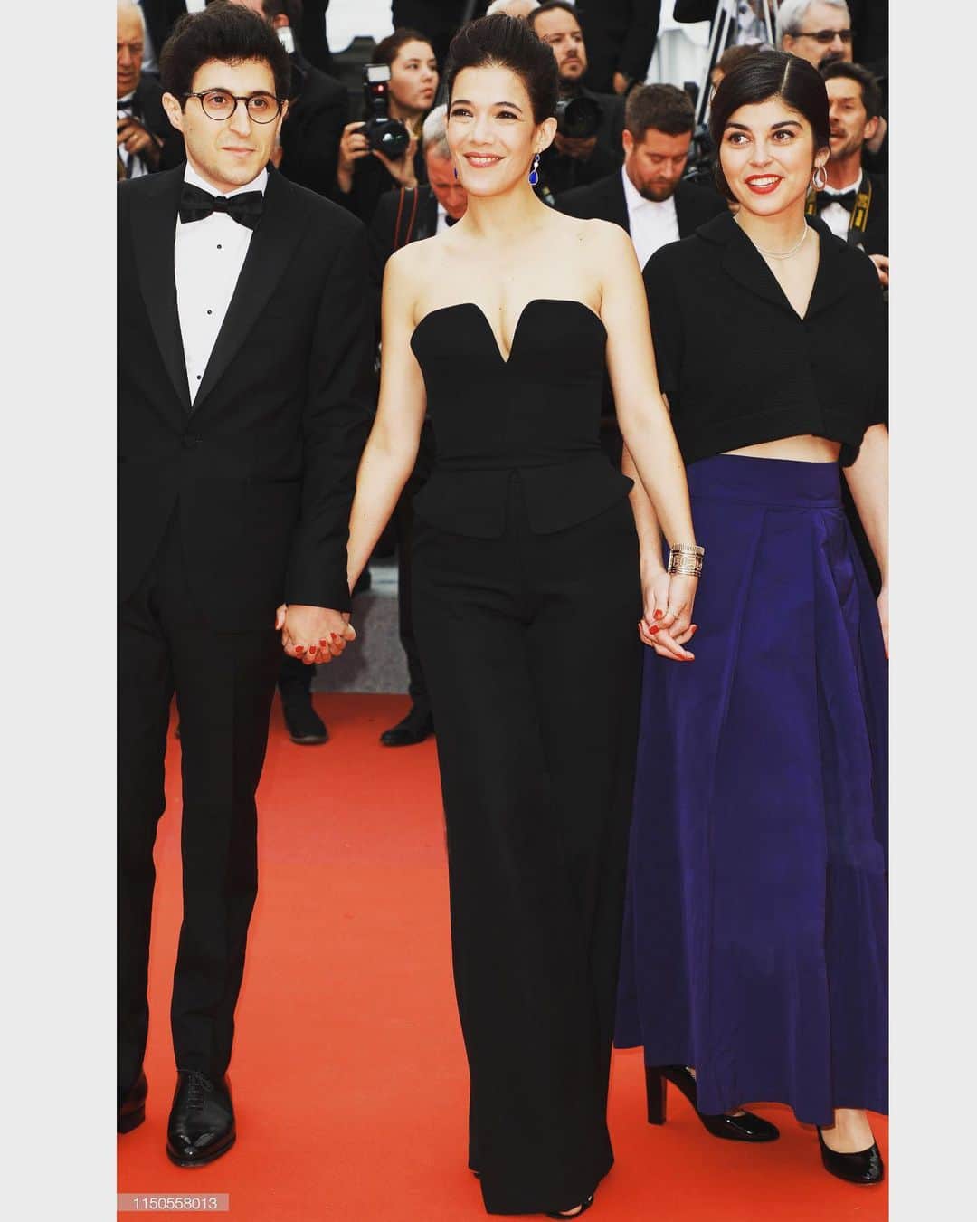 マーティン グラントのインスタグラム：「Mélanie Doutey in MARTIN GRANT tailored bustier Jumpsuit attending the 72th Festival of Cannes, France」