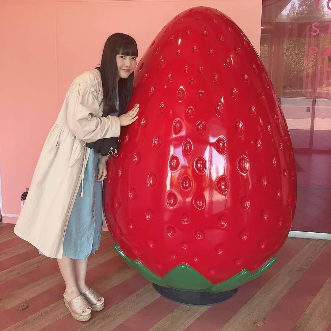 日下部愛菜さんのインスタグラム写真 - (日下部愛菜Instagram)「#東京ストロベリーパーク ゴールデンウィークにパパママと ずっと気になってたので行ってきたよ🍓✨ 名前に東京って入ってるけど まさかの神奈川の横浜にあるんです！笑 季節問わず美味しい苺を楽しめるので とってもオススメです〜❤︎ . . そしてSNSを一旦お休みさせていただきます。 突然のお知らせとなり申し訳ありません… メールとフォトログで皆さんに 楽しんでいただけるよう頑張ります。 これからも宜しくお願い致します。」5月21日 22時09分 - aina_kusakabe