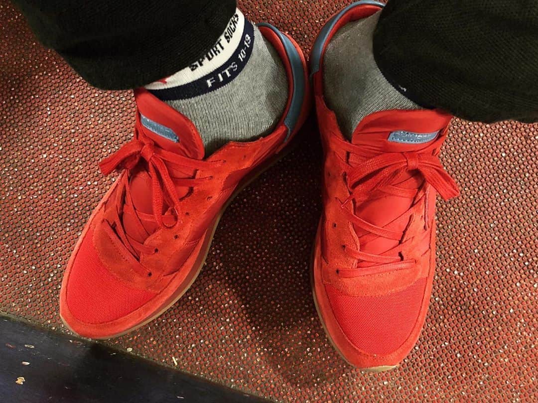 ホリエアツシさんのインスタグラム写真 - (ホリエアツシInstagram)「My Shoes is Red #日本武道館 #philippemodel」5月21日 22時29分 - a.horie