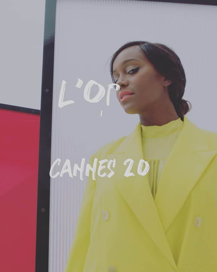 アジャ・ナオミ・キングのインスタグラム：「Being a woman today means having the power to choose how we will live our lives!!! 🙌🏾🙌🏾🙌🏾 #lorealparis ...because we are all worth it!」