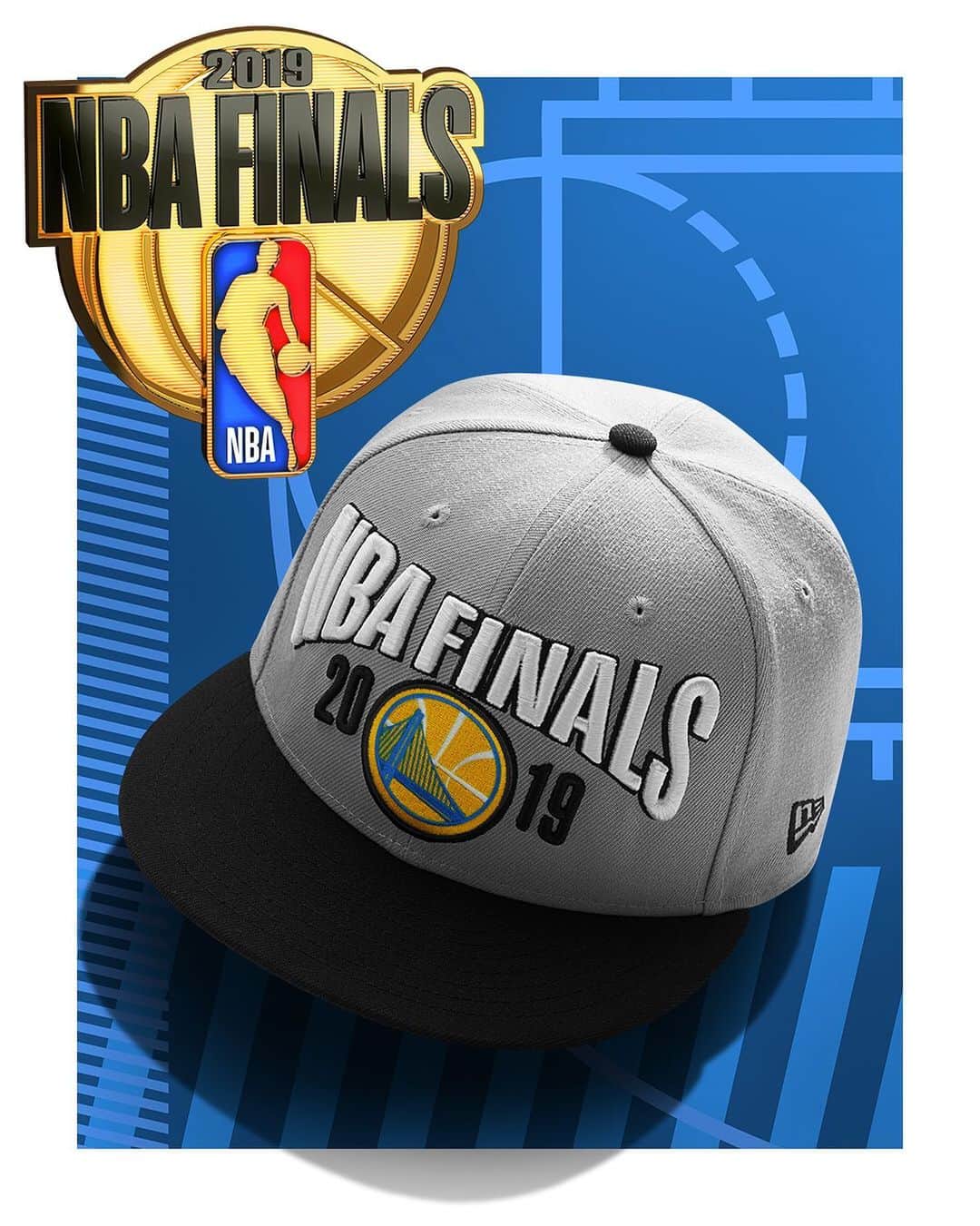 ニューエラ・キャップのインスタグラム：「They’re back! The Golden State Warriors have advanced to the NBA Finals. Get ready for game 1 with the @warriors NBA Authentics: Finals Series, available now at neweracap.com. Link in bio」