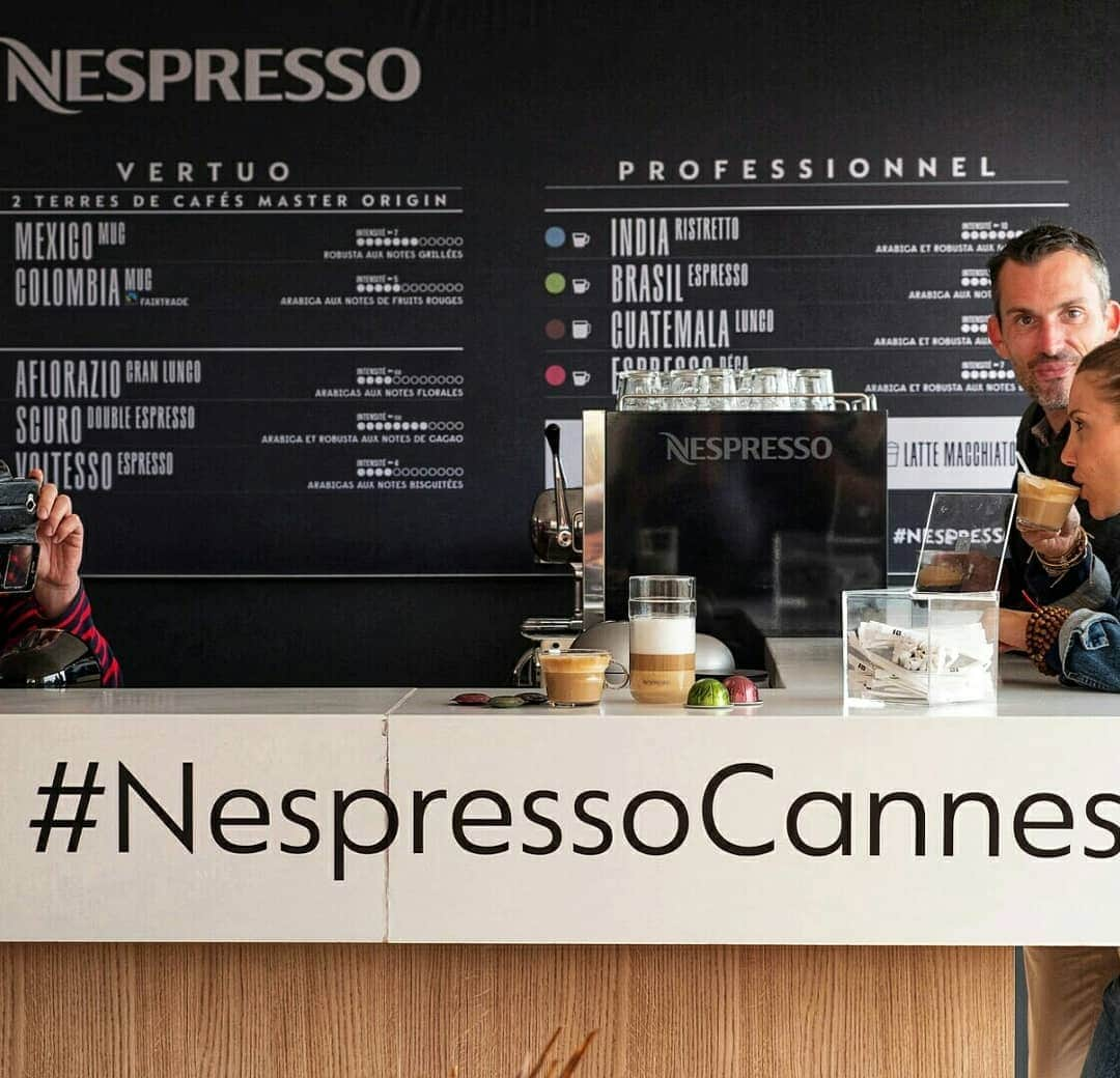 Nespressoさんのインスタグラム写真 - (NespressoInstagram)「Did you know that Nespresso is the Official Coffee of the International Cannes Film Festival ? If you are in the area, stop by La Plage Nespresso. Coffee's on us!  #nespresso #Nespressocannes #cannes2019」5月21日 22時56分 - nespresso