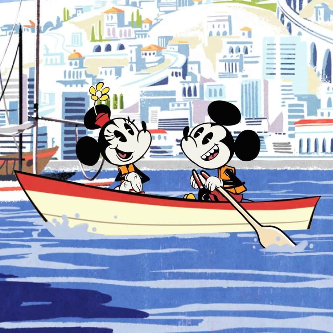 ミッキーマウスさんのインスタグラム写真 - (ミッキーマウスInstagram)「Rowing his way into her heart! 🛶❤️」5月21日 23時00分 - mickeymouse