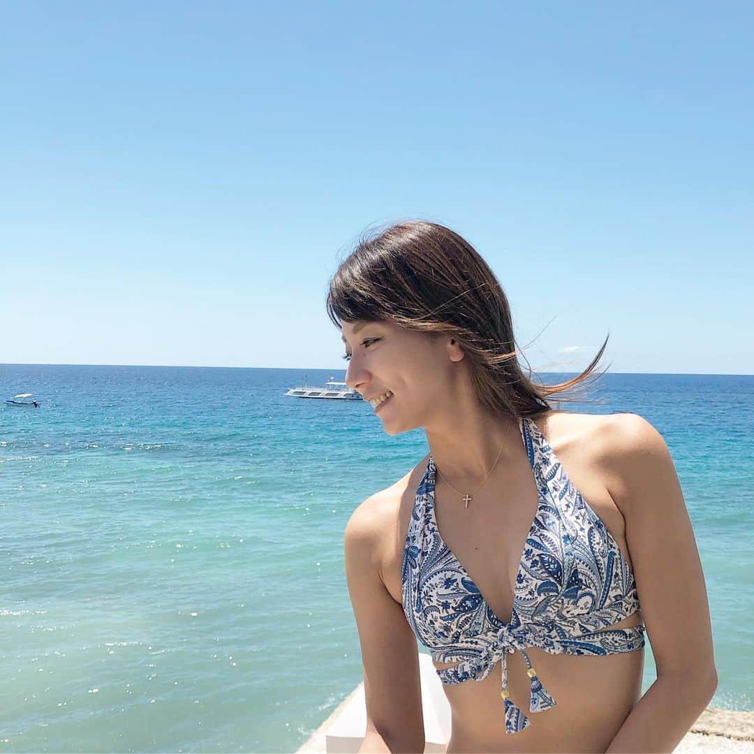 青木愛　水着 青木愛さんのインスタグラム写真 - (青木愛Instagram)「セブ島でジンベエザメと泳いだ時に着てた水着は三愛さん👙💙  @sanai_resort﻿ ﻿ 今週の旅サラダはイロコス地方🥳🇵🇭﻿ 土曜あさ8時から🥗観てね🐶♥️」5月21日 23時24分 -  aiaoki_official