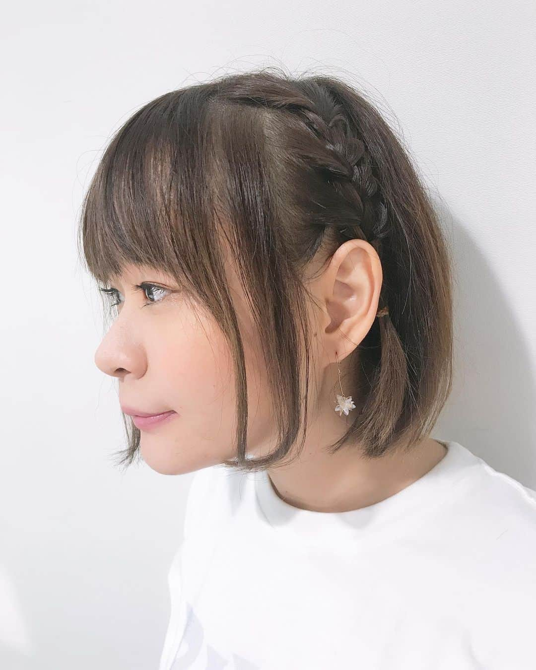 プー・ルイさんのインスタグラム写真 - (プー・ルイInstagram)「のんげの髪の毛で 遊んだピヨ🐥🐣🐥 #ボブヘアアレンジ #編み込みアレンジ #のん毛 #のん毛が国境を越えるよーーっ #のん毛はなびいてないのにハネてる #のん毛あげちゃう😆」5月22日 0時02分 - pour_lui0820