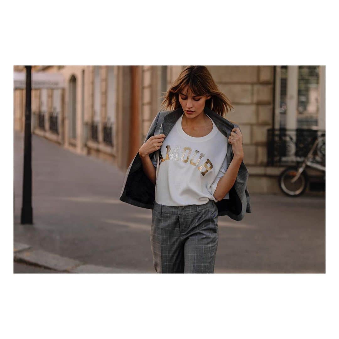 ザディグ エ ヴォルテールさんのインスタグラム写真 - (ザディグ エ ヴォルテールInstagram)「@lena.simonne walking in Paris in a check suit. (Link in bio) #zadigetvoltaire #zadigfw19」5月22日 0時36分 - zadigvoltaire