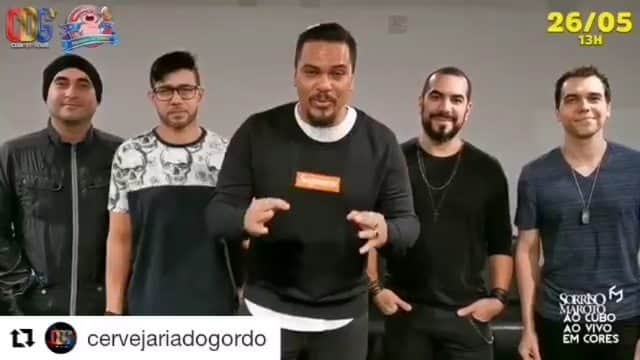 Sorriso Marotoのインスタグラム：「Alô, galera de Lorena! Pode cair dentro da feijoada que depois vai ter muito pagode pra queimar as calorias, hein! 😂😂😂 O domingão vai ser top SIM ou COM CERTEZA? 😀  #Repost @cervejariadogordo ・・・ Boa tarde Gente!!!! Se liga no recado dos nossos amigos @sorrisomaroto @vouproserenooficial @arlindinhooficial」