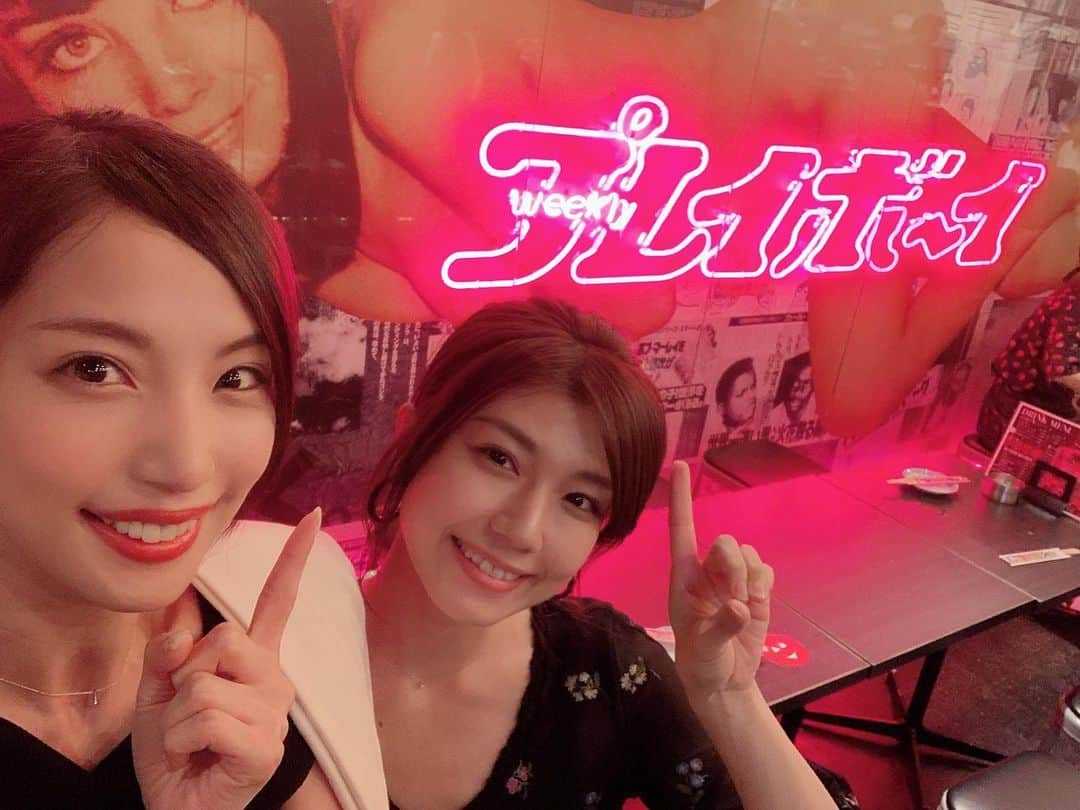 蒼怜奈のインスタグラム：「週プレ酒場終わっちゃうのさみしいけど、また楽しいことが始まるみたい(^^) ゆきちゃんとも久々に会えて嬉しかった♪♪   #蒼怜奈 #あおいれいな #藤木由貴」