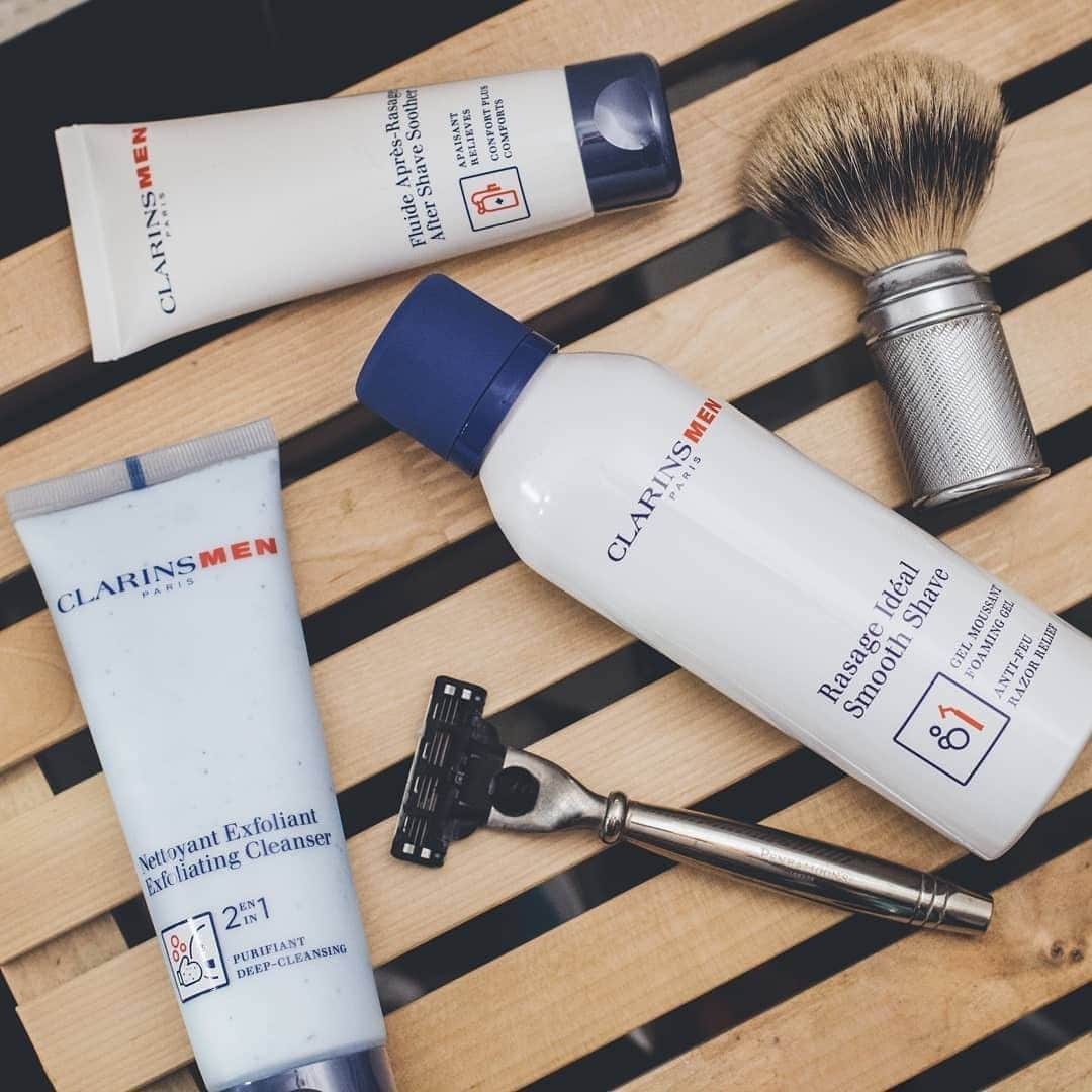 Clarins Canadaさんのインスタグラム写真 - (Clarins CanadaInstagram)「Shaving without hurting with the Smooth Shave foaming gel & After Shave Soother! Repost: @romano_garagerocker . . . #Clarins #ItsAllAboutYou #ClarinsMen #ShavingEssentials」5月22日 11時00分 - clarinscanada