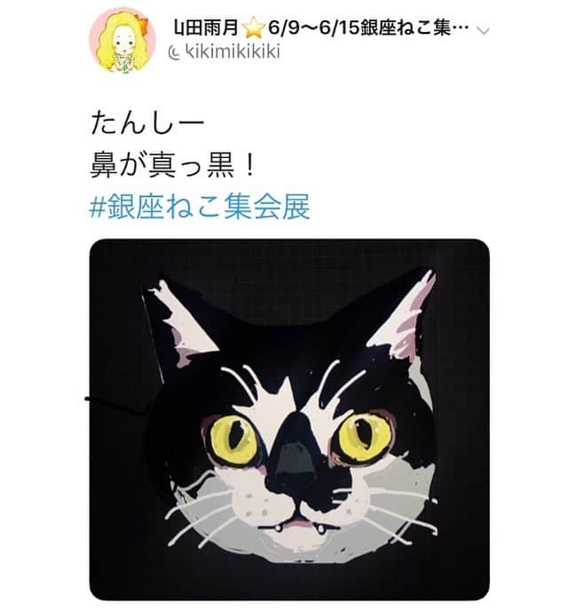 kerokerokingdxさんのインスタグラム写真 - (kerokerokingdxInstagram)「山田雨月さんが猫展のために、たんしー描いてくれてる。 そっくり！！ グッズもできるらしい〜！ #たんしー #しーちゃん #しーちゃん通り#ねこ #cat #山田雨月」5月22日 12時08分 - kerokerokingdx