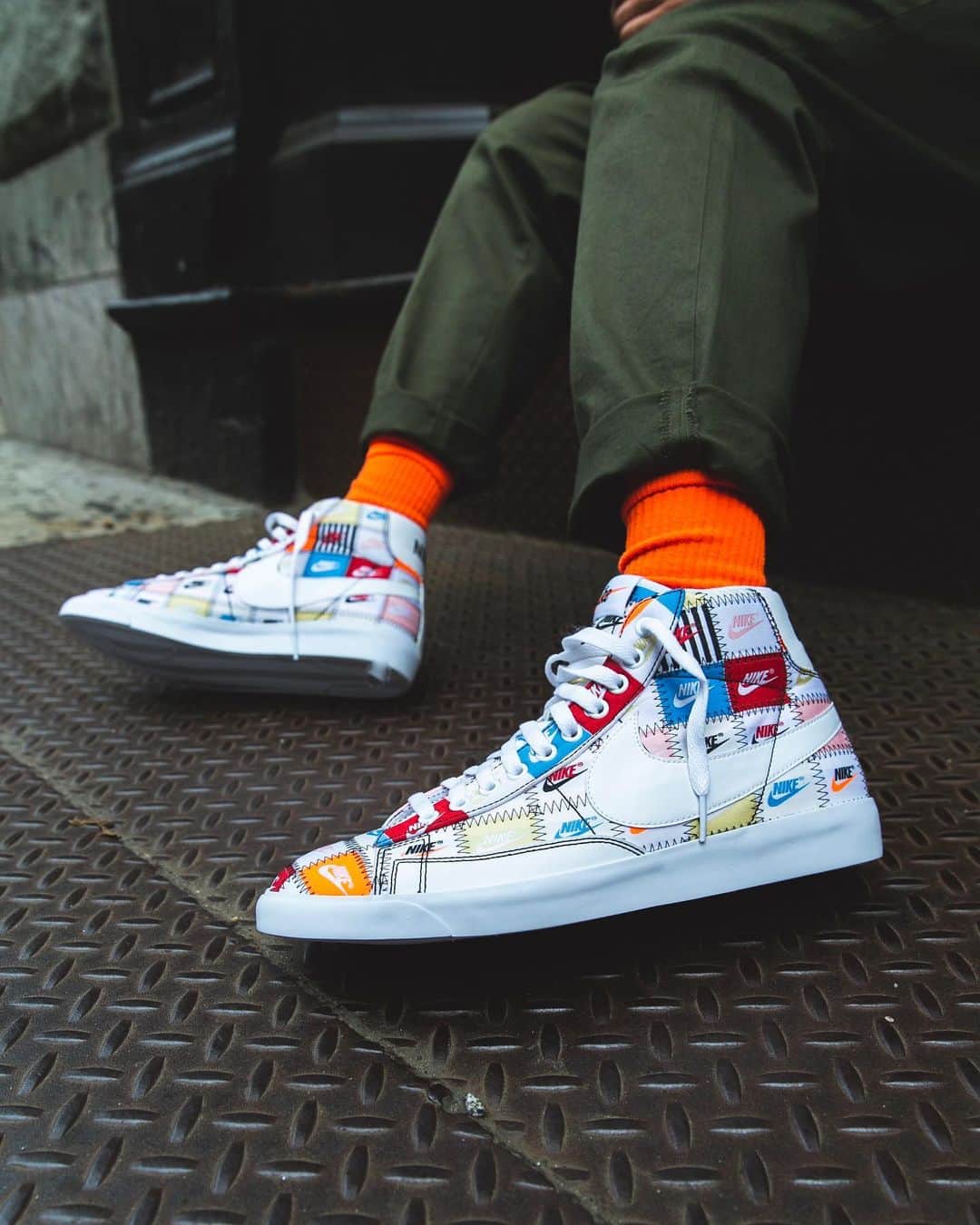 Foot Lockerさんのインスタグラム写真 - (Foot LockerInstagram)「Patched up. #Nike Blazer High + Low 'Patchwork' Available Now Select Stores Blazer Hi Now Online | Tap to Buy」5月22日 3時32分 - footlocker