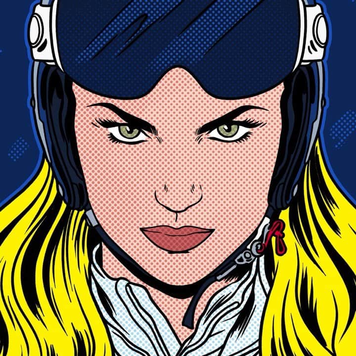 のインスタグラム：「When paying tribute, sometimes words aren’t enough. To honor our 14-year partnership with @lindseyvonn we enlisted the help of 12 unique artists, each with their own story of perseverance, set-backs and success, to highlight her remarkable career accomplishments through a variety of artworks. To see the finished pieces, check the link in our bio 👐 #lindseyvonn #givesyouwings #redbull #art #legacy」
