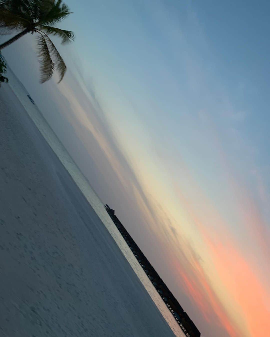 のインスタグラム：「You better motherfucking work, beaaaaaach💯 #maldives 🌴」