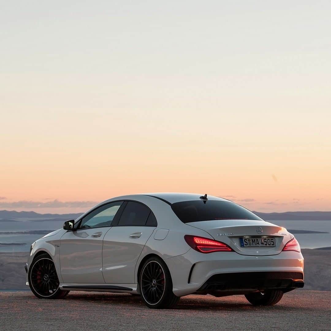 Mercedes AMGさんのインスタグラム写真 - (Mercedes AMGInstagram)「[Fuel consumption combined: 8.6-8.5 l/100km | CO2 emissions combined: 194-193 g/km]  Wherever life may take you, the Mercedes-AMG CLA 45 will get you there in unparalleled style.  #MercedesAMG #AMG #CLA45 #DrivingPerformance #Power #Passion #Mercedes #AMG🔥 #Luxury #CarsofInstagram #InstaCar #Lifestyle」5月22日 4時10分 - mercedesamg
