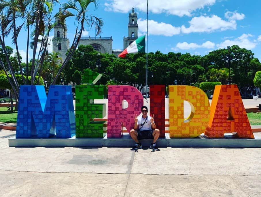 荒波翔さんのインスタグラム写真 - (荒波翔Instagram)「今はMERIDAという街に来ています！！ メキシコ🇲🇽の南部☀️ 気温は38℃🥵南部での試合は暑いので20時からです⚾️ 今日も頑張ります‼️ #todossomossultanes #lmb #merida #mexico」5月22日 5時02分 - shoshoshonosho.4