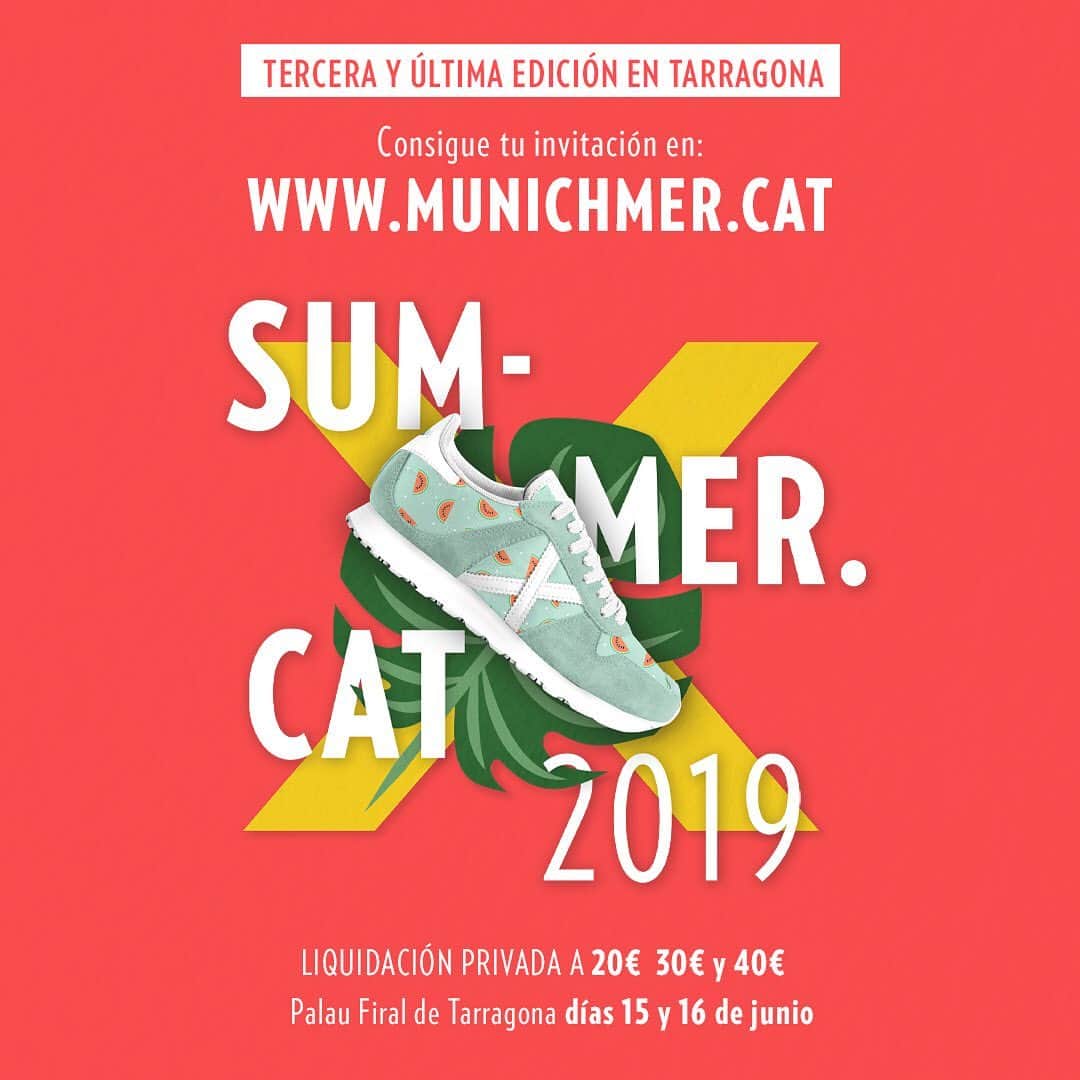 ミュニックさんのインスタグラム写真 - (ミュニックInstagram)「📣 ¡Abiertas las inscripciones para el summer.cat! Tercera y última edición del #MunichMercat en #Tarragona los días 15 y 16 de junio. ¿Quieres invitaciones? Participa aquí 📲 www.munichmer.cat 🤪」5月22日 5時20分 - munichsports